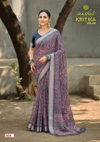 Kritika Vol 4 By Kashvi Dull Moss Kasab Wholesale Daily Wear Saree Suppliers In Mumbai
